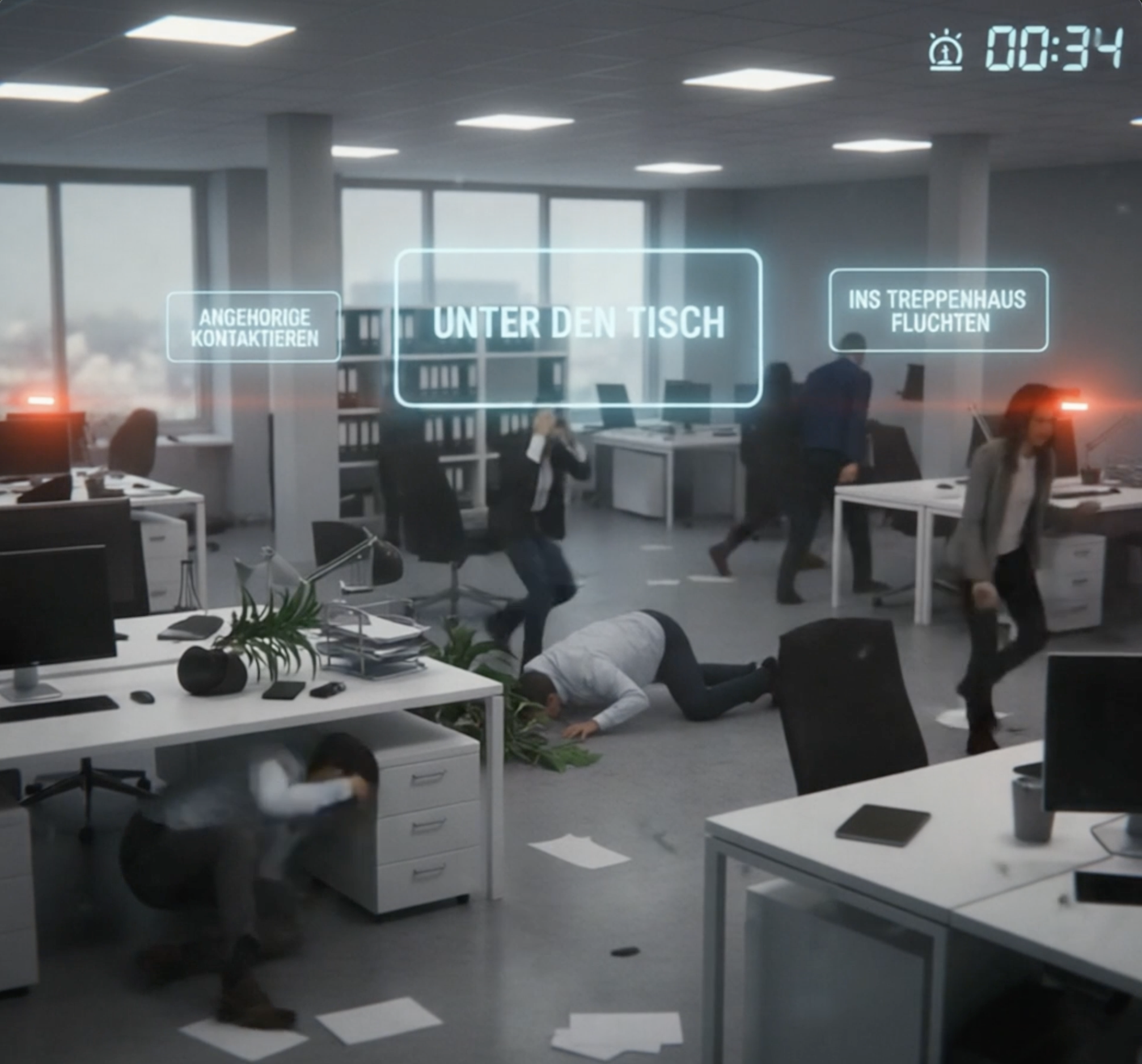 BlackSwan immersive real-environment training scenario